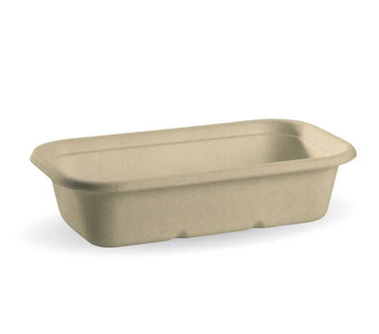 1,000ml Natural Plant Fibre Takeaway Base - 500/carton
