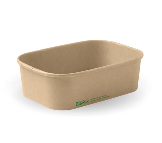 650ml Kraft BioBoard Takeaway Base - 300/carton