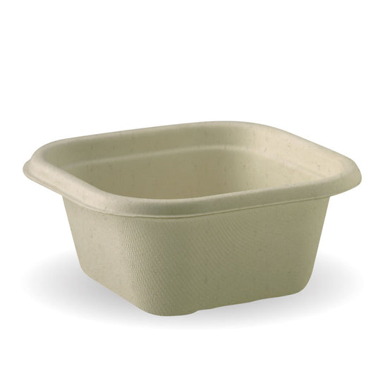 480ml Natural Plant Fibre Takeaway Base - 600/carton