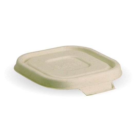 280-630ml Natural Plant Fibre Takeaway Lid - 600/carton